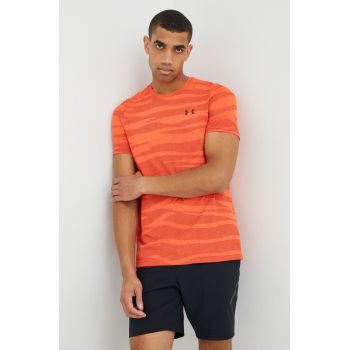 Under Armour tricou de antrenament Seamless Novelty culoarea rosu, modelator