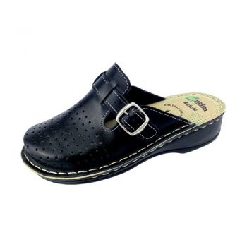 Saboti piele 168 negru