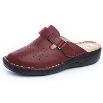 Saboti piele naturala Sienna 7002 Bordo