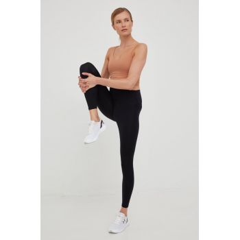 JOYINME jambiere de yoga 7/8 Unity femei, culoarea negru, neted