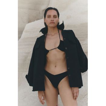MUUV. bikini brazilieni Fluff culoarea negru de firma original