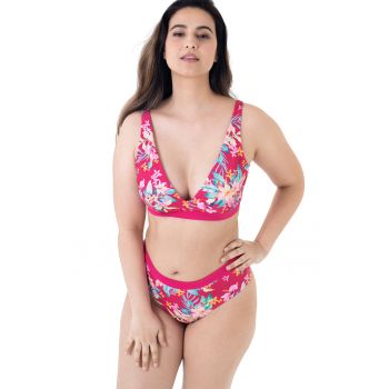 Sutien cu model floral Vanua Levu la reducere