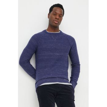 GAP pulover de bumbac barbati, culoarea albastru marin, light