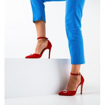 Pantofi dama Alamar Rosii