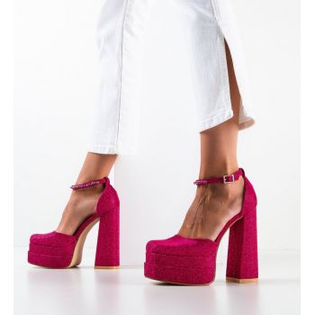 Pantofi dama Kierran Fuchsia ieftini la reducere