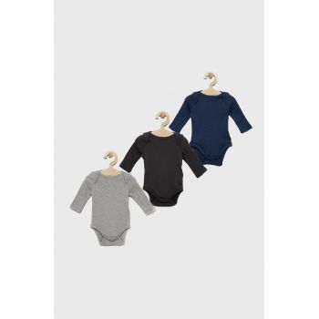 GAP body din bumbac pentru bebelusi (3-pack)