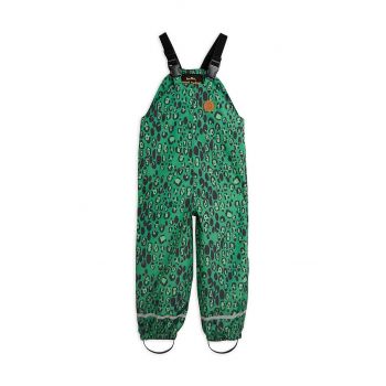 Mini Rodini pantaloni copii culoarea verde