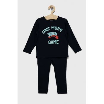 Name it pijama copii culoarea albastru marin, cu imprimeu