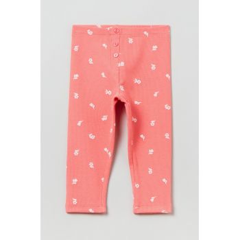 OVS leggins copii culoarea roz, modelator
