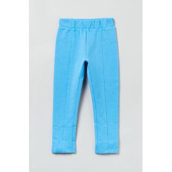 OVS leggins din bumbac pentru copii neted