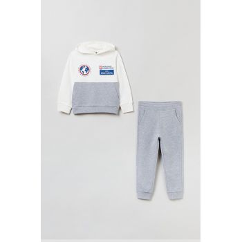 OVS trening de bumbac pentru copii culoarea alb OVS trening de bumbac pentru copii culoarea alb