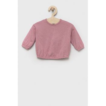 United Colors of Benetton bluza copii culoarea roz, modelator ieftina