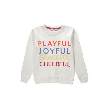 Bluza sport cu imprimeu text