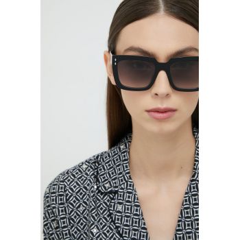 Isabel Marant ochelari de soare femei, culoarea negru de firma originali