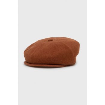 Kangol bereta de lana culoarea maro, de lana