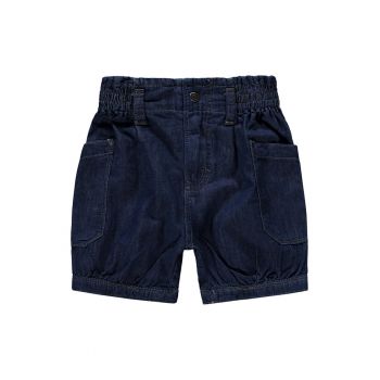 Pantaloni scurti de denim cu buzunare aplicate