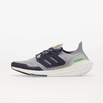 adidas UltraBOOST 22 Halo Silver/ Shale Navy/ Linen Green