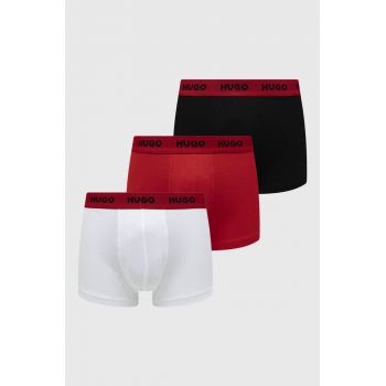 HUGO boxeri (3-pack) barbati, culoarea negru