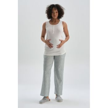 Pantaloni de pijama cu imprimeu - pentru gravide