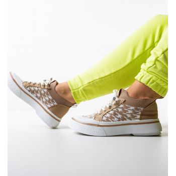 Pantofi sport Diogo Khaki ieftina