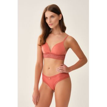 Sutien clasic cu insertii de dantela