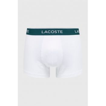 Lasoste boxeri (3-pack) bărbați, culoarea alb 5H3389-NUA