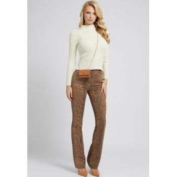 Pulover usor cu aspect striat