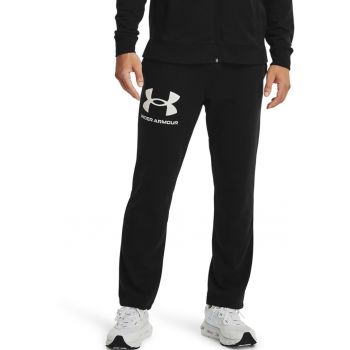 Pantaloni sport cu buzunare laterale si logo - pentru fitness Rival