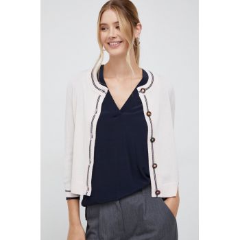 PS Paul Smith cardigan din lana femei, culoarea alb, light de firma original