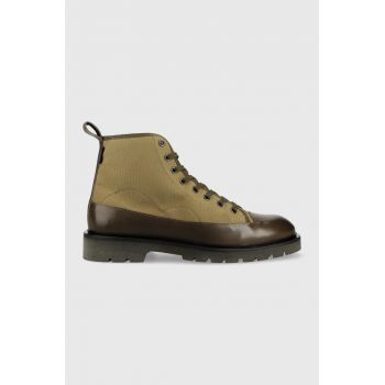 PS Paul Smith pantofi Buhl barbati, culoarea verde de firma originale