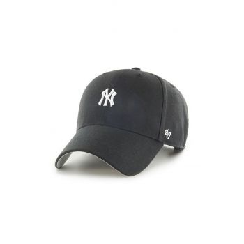 47brand sapca Mlb New York Yankees culoarea negru, cu imprimeu