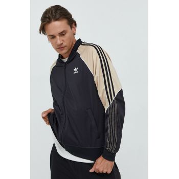 adidas Originals bluza barbati, culoarea negru, modelator