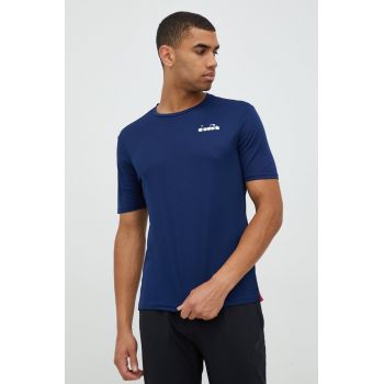 Diadora tricou de antrenament culoarea albastru marin, neted