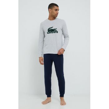 Lacoste pijama barbati, neted