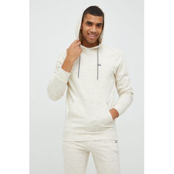 Quiksilver bluza barbati, culoarea alb, melanj ieftin