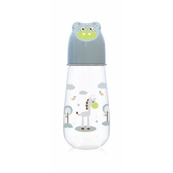 Biberon Animals 125 ml capac decorat 0 luni+ Mint Green ieftin