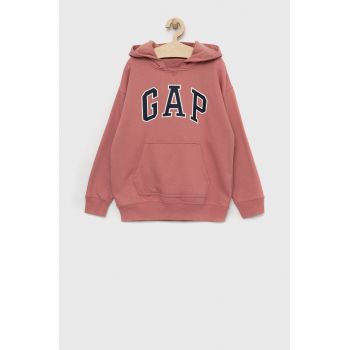 GAP bluza copii culoarea roz, cu imprimeu