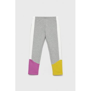 United Colors of Benetton leggins copii culoarea gri, modelator