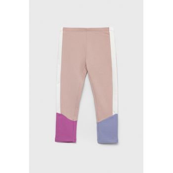 United Colors of Benetton leggins copii culoarea roz, modelator