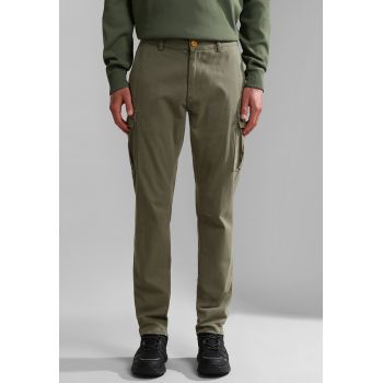 Pantaloni cargo cu model uni