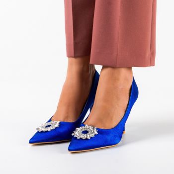 Pantofi dama Amayah Albastri la reducere