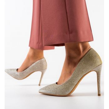 Pantofi dama Sharp Aurii
