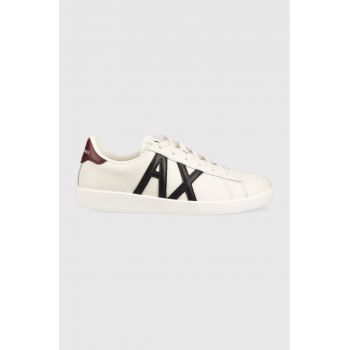 Armani Exchange sneakers culoarea alb