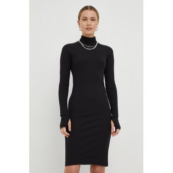 G-Star Raw rochie culoarea negru, mini, mulata