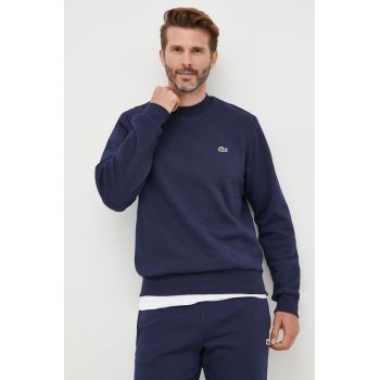 Lacoste bluză bărbați, culoarea bleumarin, uni SH9608-132