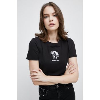 Medicine tricou femei, culoarea negru