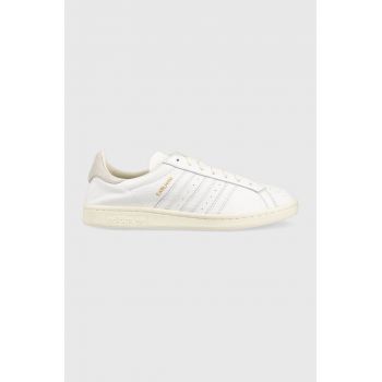 adidas Originals sneakers din piele Earlham , culoarea alb