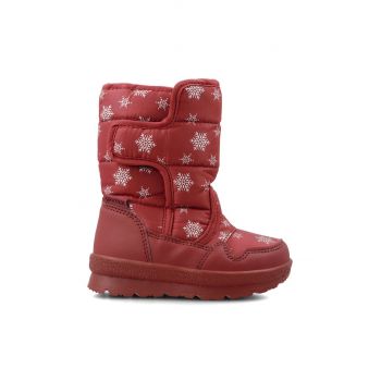 Garvalin cizme de iarna copii culoarea rosu