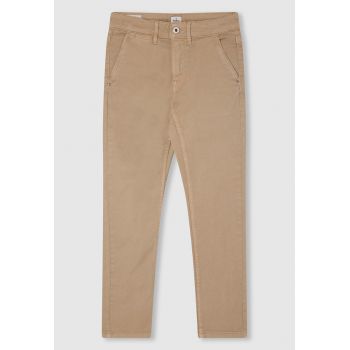 Pantaloni chino cu talie medie Greenwich