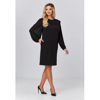 Rochie cu croiala dreapta si buzunare laterale
